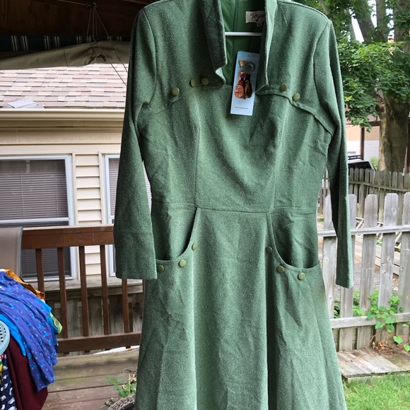 Tatyana Swing dress - winter, thicker fabric. XL a bit oversized - Picture 2 of 5
